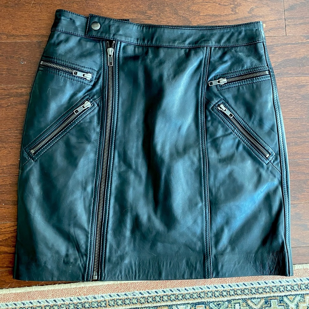 New with tags Lucky Brand leather skirt